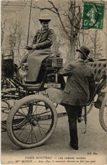 Paris Les femmes cocher Mme Moser Transport