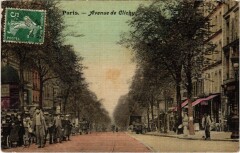 Avenue de Clichy à Paris 17e