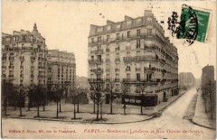Boulevard Lefebvre et Rue Olivier-de-Serres à Paris 15e