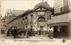 Tout Paris 206 3e Archives Nationales Rue des Archives