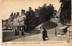 Blois Les Degres de la Rue Denis Papin France à Blois