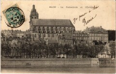 Blois La Cathedrale et l'Eveche France à Blois
