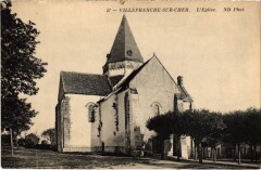 Villefranche s Cher L'Eglise France -
													41 Loir et Cher
												