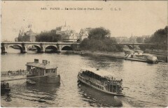 Paris 4e Ile de la Cité et Pont Neuf