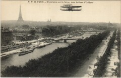 Paris 7e Aviation Panorama sur la Seine