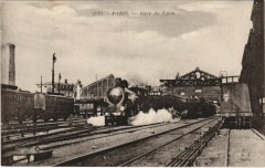 Carte postale ancienne Gare de Lyon
                                                                     à Paris 12e
                                