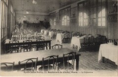 Carte postale ancienne Paris 9e 77, Bd de Clichy Lycée Jules Ferry
                                