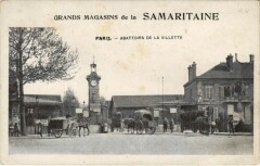 Carte postale ancienne Abattoirs de la Villette
                                                                     à Paris 19e
                                