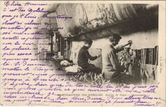 Carte postale ancienne Manufacture des Gobelins - Atelier de Tapis - Savonnerie
                                                                     à Paris 13e
                                