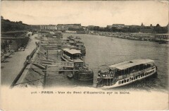 Paris 13e Pont d'Austerlitz sur la seine