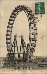 Carte postale ancienne La Grande Roue
                                                                     à Paris 7e
                                