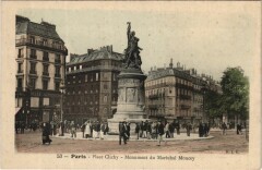 Place Clichy - Monument du Maréchal Moncey à Paris 18e