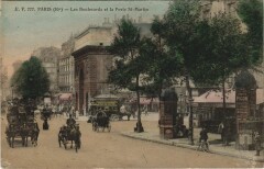 Paris 10e Boulevard et Porte Saint-martin -
													77 Seine et Marne
												