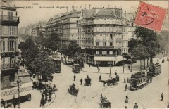 Carte postale ancienne Paris 10e - Boulevard Magenta
                                                                     à Paris 10e
                                