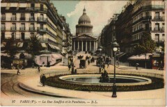 Paris 5e Le Panthéon Rue Soufflot