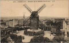 Carte postale ancienne Moulin de la Galette
                                                                     à Paris 18e
                                