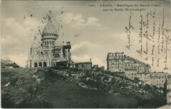 Carte postale ancienne Basilique du Sacré-Coeur sur la Butte Montmartre
                                                                     à Paris 18e
                                