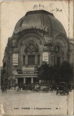 Carte postale ancienne L'Hippodrome
                                                                     à Paris 18e
                                