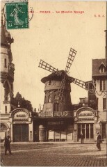 Paris 18e Montmartre Le Moulin Rouge -
													77 Seine et Marne
												