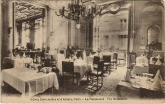 Paris 8e hotel Saint-James et d'Albany Le restaurant