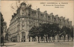 Paris 8e 103, Avenue des Champs-Elysées Crédit Commercial de France