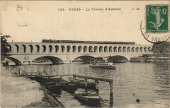 Carte postale ancienne Le Viaduc d'Auteuil
                                                                     à Paris 16e
                                
