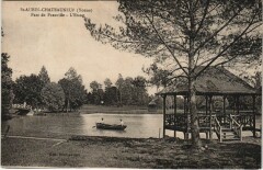 Saint-Aubin-Chateau-Neuf Parc de Frauville - L'Etang