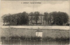 Accolay Vue sur le Chateau -
													89 Yonne
												