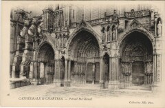 Chartres Cathedrale Portail meridional France à Chartres