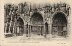 Chartres Cathedrale Portail meridional France à Chartres