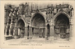 Chartres Cathedrale Portail meridional France à Chartres