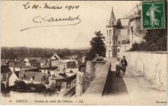 Dreux Chemin de Ronde du Chateau France à Dreux