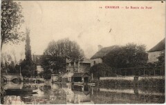 Chablis Le Bassin du Pont France à Chablis