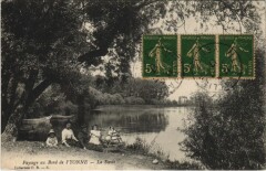 Paysage au Bord de l'Yonne La Sieste France