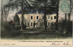 Chateau de Nohant pres La Chatre France -
													36 Indre
												