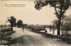 Varennes s Fouzon Vue de sur le Pont France