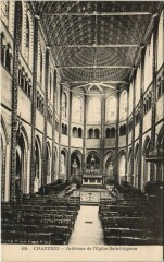 Chartres Interieur de l'Eglise Saint-Aignan à Chartres