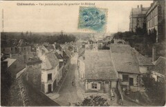 Chateaudun Vue Panoramique du Quartier Saint-Medard