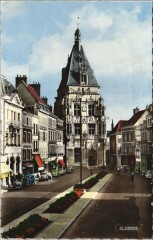 Dreux La Grande Rue et le Beffroi à Dreux