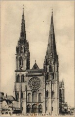Chartres Cathedrale - La Facade à Chartres
