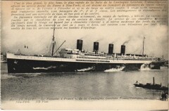Le Paquebot France - Cie Gle Transatlantique Ships