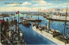 Genova - Panorama del Porto Ships