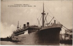 Le Paquebot Brazza - Chargeurs Reunis Ships