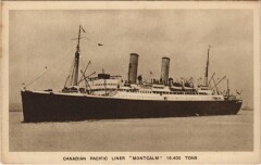 Canadien Pacific Liner Montcalm Ships
