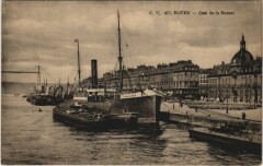 Rouen - Quai de la Bourse Ships