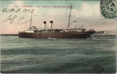 Calais - Le Queen Sortant du Port Ships