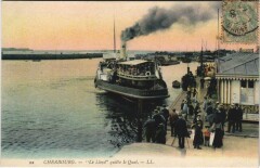 Cherbourg - Le Lloyd Quitte le Quai Caligny Ships