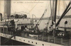 Anvers - Le Pont d'un Transatlantique Ships