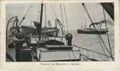 Steamer de Montreal a Queboc Ships