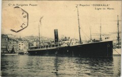 Paquebot Doukkala - Cie de Navigation Paquet Ships